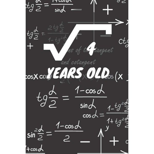 4 Years Old: 2. Birthday Ruled Math Diary Notebook or