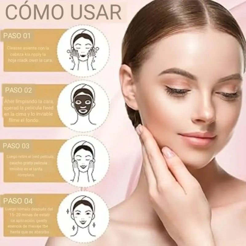 20 Mascarilla Faciales Coreana Antiarrugas Manchas Nocturna