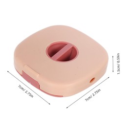 LABRIMP 3pcs Portable Charging Cable Storage Boxes Phone Cable Organizers Blue Yellow Pink Purple White for Headphone and Data Cord Management Compact and Stylish Design for Easy Carrying