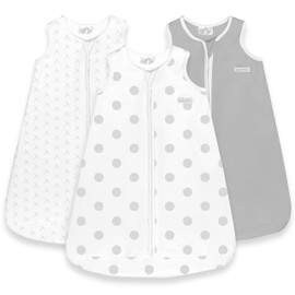 Baby Sleeping Bag Sack – Infant Sleeping Bags 6-12 Months – 3 Pack - Cotton Wearable Blanket Baby Sleep Bag – Unisex Zip Up Baby Bag for Sleeping for Boys & Girls – Breathable Bag Sleepers for Babies