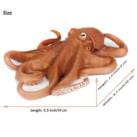 Oncpcare Dutch Kraken Aquarium Decor, The Mysterious Legend Octopus Figure Aquarium Ornament Fish Tank Landscape Artificial Sea Life Replica Decoration Accessories