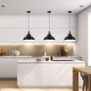 Battery Operated Pendant Lights,Rechargeable Pendant Light with Remote,Black Gold Pendant