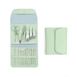 Lyhoosin Nail Clipper Set Professional Stainless Steel Nail Care Tool Sixteen Pieces in One