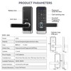 GEKRONE Smart Front Door Lock with Lever Handle, Keyless Entry