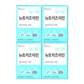 Newt Kidstamine Multivitamin Zinc 2g x 30 packs (4) / 뉴트키즈타민 멀티비타민 아연 2g x 30포 4개