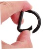 Operitacx 4Pcs Clip Carabiner Spring Snap Clip Hook for Handbag