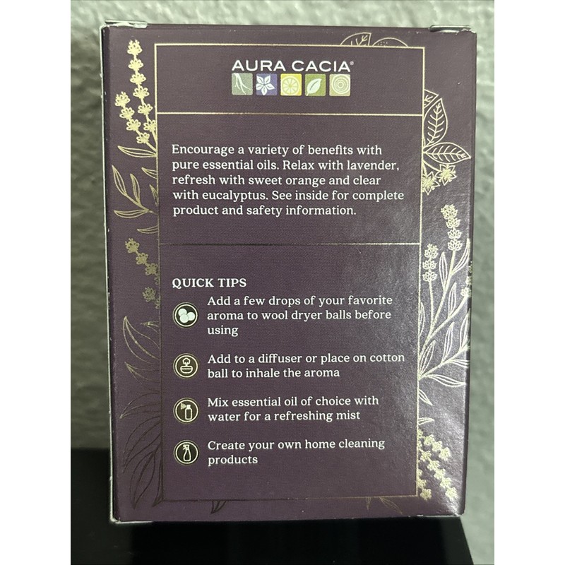 Aura Cacia 3 Pack Serenity Balancing Pure Essential Oil Set