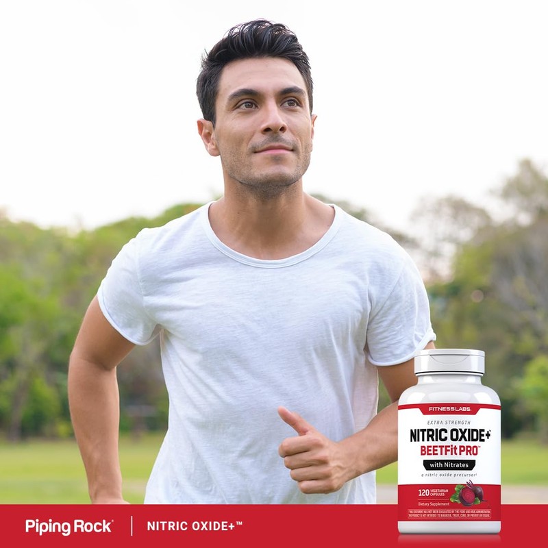 Fitness Labs Nitric Oxide Beet Root Capsules | with Nitrates