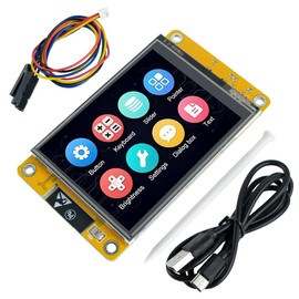 Hosyond 2.8'' ESP32 Display Resistive Touch Screen with WiFi+BT, ILI9341 Driver 240x320 TFT LCD Screen Module for Arduino