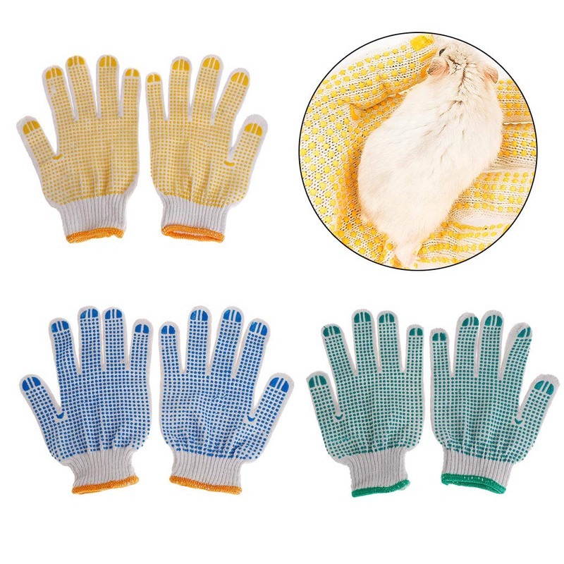 1 Pair Protective Gloves Prevent Bite Small Pets Hamster Hedgehog