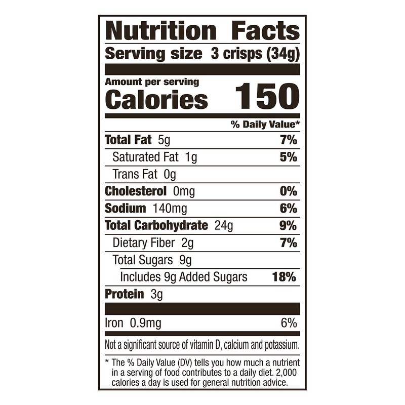 Nature Valley Crisps, Chocolate Chip, 1.2 Oz, 120 Count