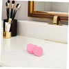 Beavorty 60pcs Heart Shaped Compressed Facial Sponges Pink Exfoliating Pads