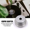 7" EP Record Adapter Accessory Solid Aluminum Durable Insert Adapter