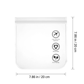 STOBAZA 6pcs Vacation Bag Pouch Leakproof Toiletry Bag Clear Cosmetic Organizer Cosmetic Bag Organizer Lipstick Pouch Toiletries Organizer Leakproof Zipper Bag Container Travel Mini Eva