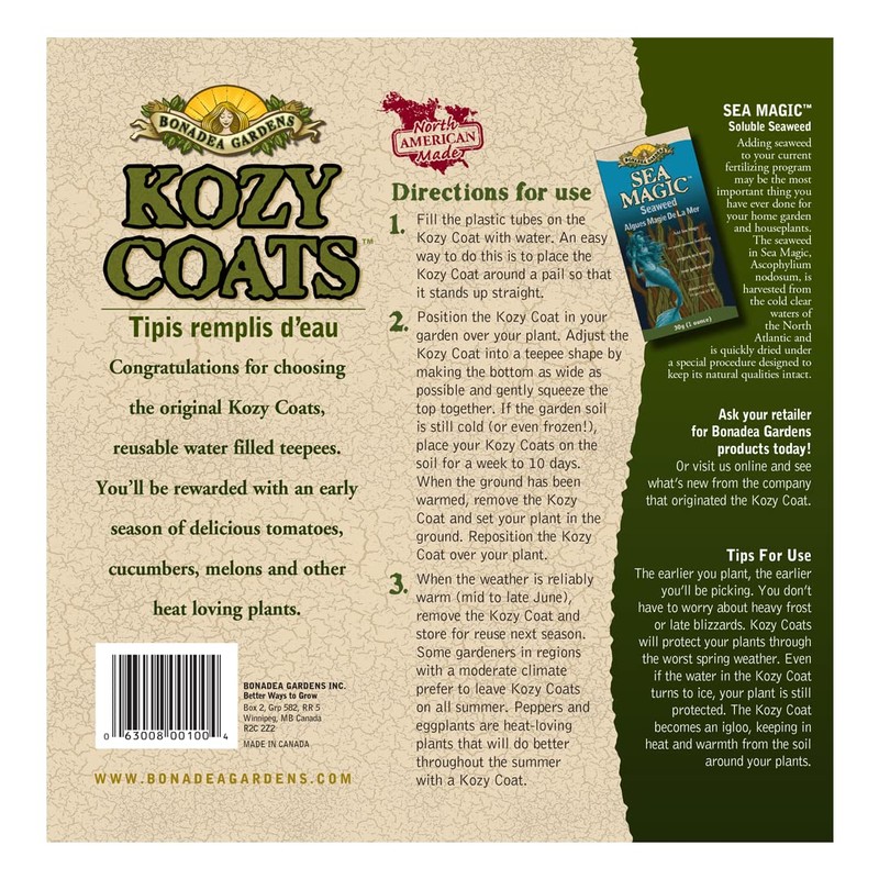 The Original Kozy-Coats Frost Protection Water Teepees (6 Pack)