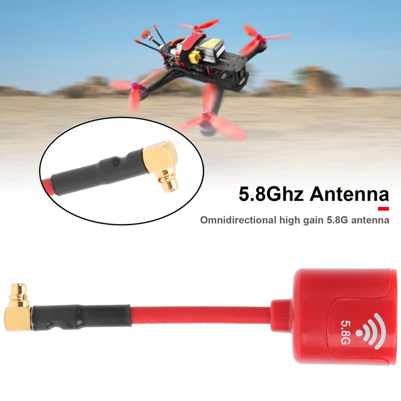 5.8Ghz MMCX 2.8dbi RHCP High Gain Long Antenna for FPV