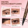 Liquid Eyebrow Pen,Waterproof Smudge Proof 4D Brow Pencil, Long-Lasting Natural