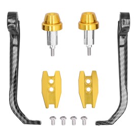 Motorcycle Handlebar Guard Carbon Fiber Style Aluminium Alloy Universal 22mm/0.87inGold