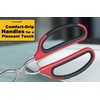 HINMAY Extra Long Scissor Tongs 15-Inch Stainless Steel Barbecue Grilling