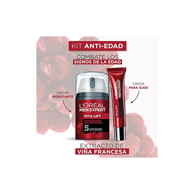 L'Oréal Paris Power Age Men Expert Kit Cuidado Antiarrugas