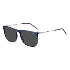 HUGO Men's Hg 1319/S Sunglasses, Blue Palladium, 57/18/145