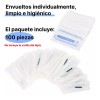 100 Navajas Microblading Nano Pin Y Lengua De Gato Agujas