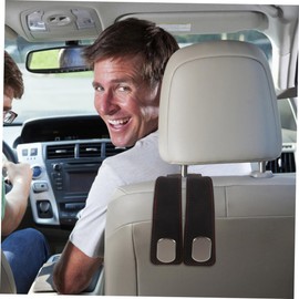 Alipis 2pcs Car Seat Hanger Headrest Hooks for Bags Lightweight Automotive Accessory Easy to Install Car Hooks for Organizing Backseat Items Secure Practical Design Grey Colors