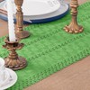 FLCSIed Boho Table Runner Macrame Farmhouse Woven Burlap Rustic Table