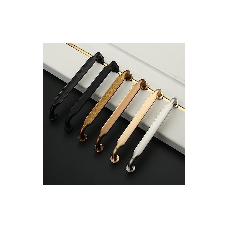 Asidrama 10 Pack 5 Inch(128mm) Champagne Bronze Kitchen Cabinet Handles,