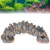 Aquarium Arch Bridge Resin Safe Simulation Decoration Fish Tank Bridge