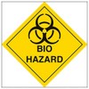 V Safety Hazard diamond – Bio hazard-300x300mm-Magnetic Safety Sign