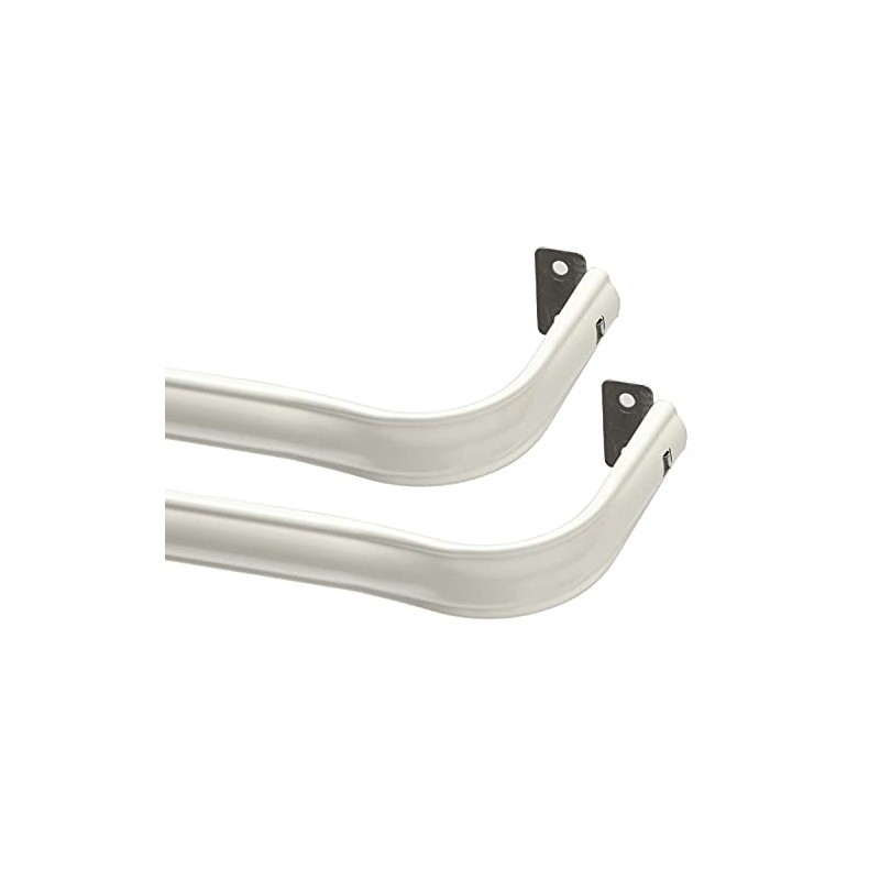 Interior Living 28-48 in. Superior Hold Premium Curtain Rod, 2-Pack,