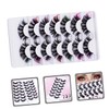 TOVINANNA 7 Pair Lash Clusters Women's False Eyelashes Curl for