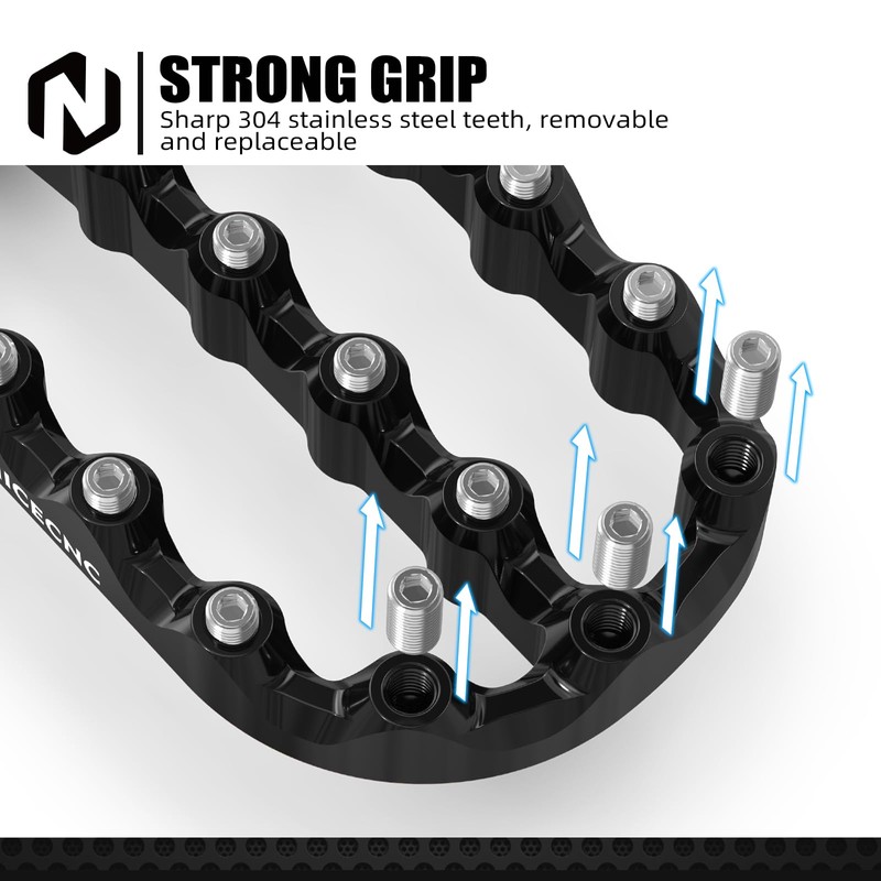 NICECNC Flat Foot Pegs Footpeg Compatible with 390 Adventure 2020