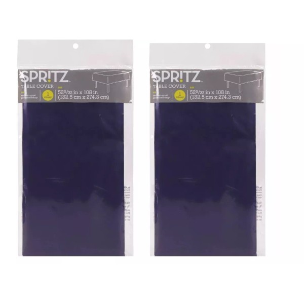 Spritz 2 TABLE COVER Solid Table Cover Navy Blue -