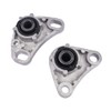 2PCS Engine Torque Rod Bracket Engine Mounts 8666204, 8666205 Replacement