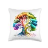 Regenbogen Lebensbaum Bunter Baum des Lebens Celtic Rainbow Colour-Tree of