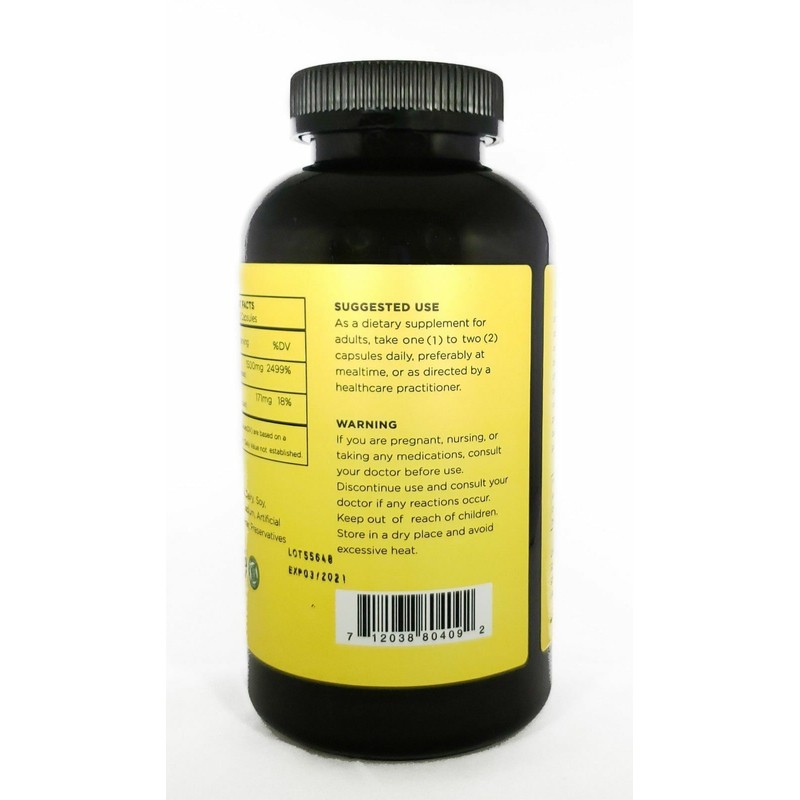 CGM Labs [GEL BIO] Mild Vitamin C 1500mg Kosher Certified
