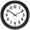 Caysie 12 Inch Sealed Indoor Outdoor Clock Waterproof, Silent Battery