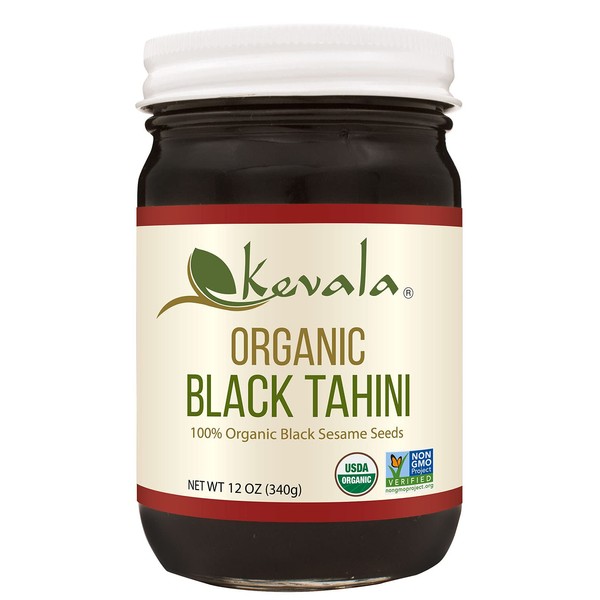 Kevala Organic Black Sesame Tahini, 12 Ounce