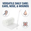 Care Cleansing Swabs,100 Pcs Disposable Saline Solution Swabs