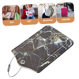 VILLFUL Pu Luggage Travel Tags Adorable Checked Baggage Tags for Family Friends