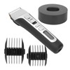 Men Electric Hair Clipper Cutter LCD Display Guide Combs Hair