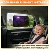 KOCZIL Car Window Shades - Static Cling Sun & Glare