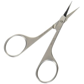 AXiON Germany Concorde Eyebrows/Cuticle Scissors (Tapered Tip, Ultra Fine) Premium Smoke Finish #slg007304fba