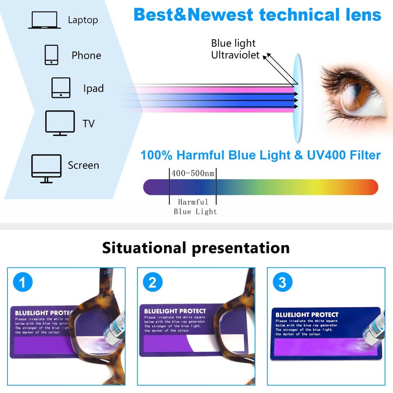 REAVEE 3 Pack Oprah Style Reading Glasses for Women Thick