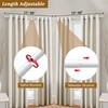 Lcokeiy White Steel Corner Curtain Rod, 30-136 Inch, Adjustable, Wall