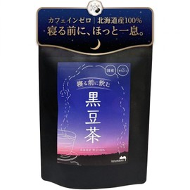 Black Bean Tea, Drink Before Bedtime, Tea Bag, 30 Packets, Made in Japan, Hokkaido, Uses 100% Black Soybeans, Caffeine-Free, Pesticide-Free, Black Bean Tea, Fragrant, Relaxing Tea, Decaffeinated Free