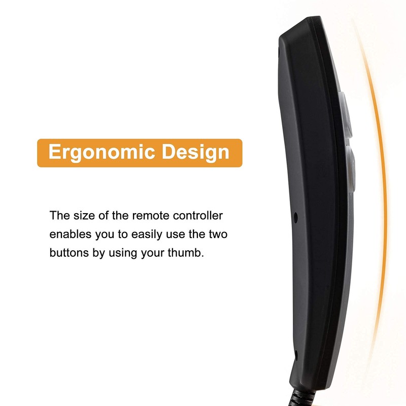 Hommoat 2 Button 5 Pin Hand Remote Control for Power