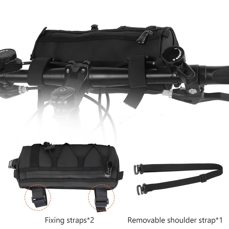 Bicycle Handlebar Bag 2.5 L Capacity Multifunctional Waterproof Mountain Bike